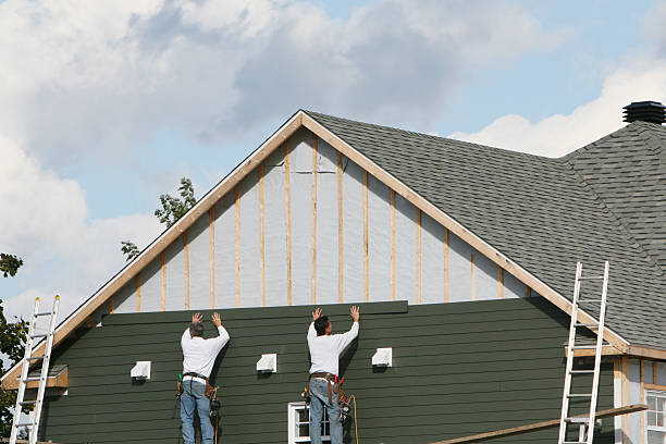 Professional Siding Installation technician working in West Milton, PA